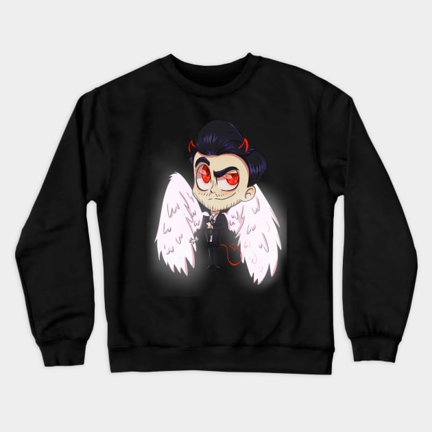 Lucifer Morningstar Crewneck Sweatshirt by SpookytheKitty2001